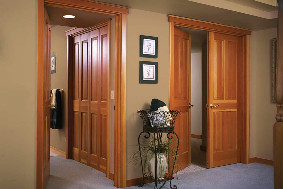  Bedroom Security Door; Six Panel Steel Wood Made Solid Structure 