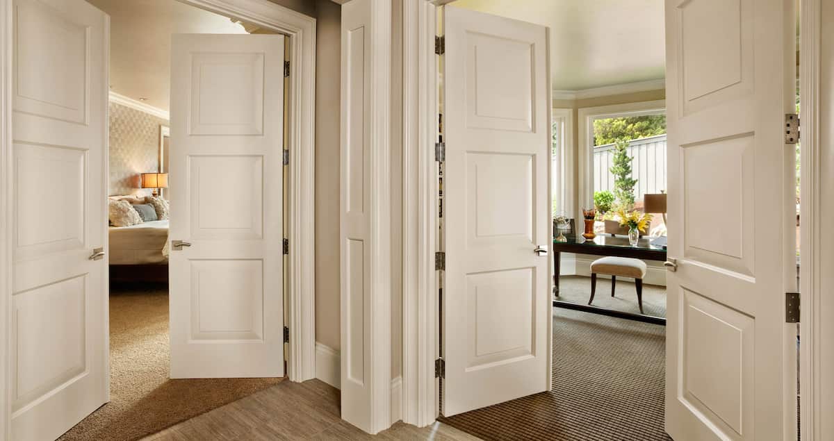  Paint finish interior wood doors 