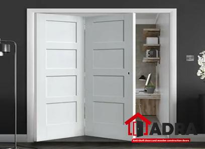 Price and purchase white wood accordion door with complete specifications