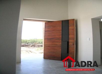 light brown wood door with complete explanations and familiarization