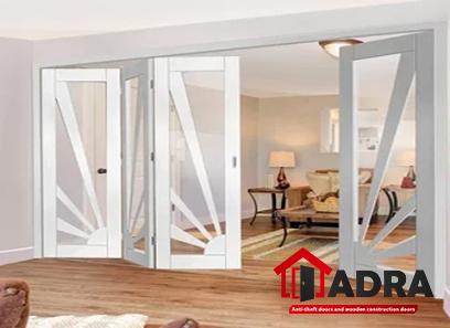 Price and purchase white wooden folding doors with complete specifications