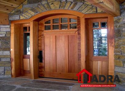 The price of bulk purchase of heavy wooden front door is cheap and reasonable