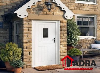 Bulk purchase of white wooden external door with the best conditions