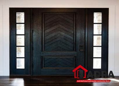 The price of bulk purchase of wood polish door black is cheap and reasonable