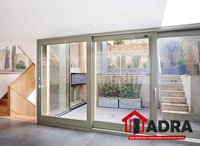 The price of bulk purchase of aluminium wooden door is cheap and reasonable