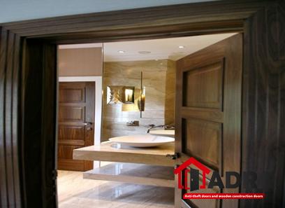 solid wooden bathroom doors with complete explanations and familiarization