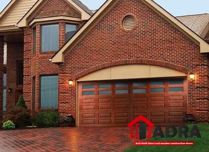 The price of bulk purchase of hard wood garage door is cheap and reasonable