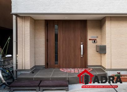 The price of bulk purchase of wooden front door modern is cheap and reasonable